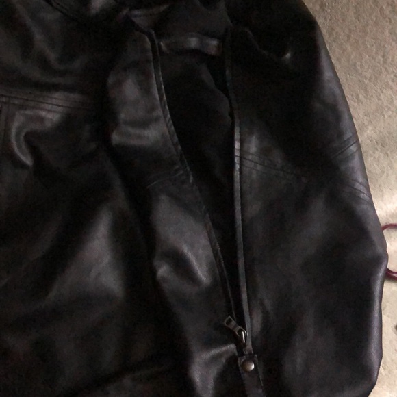 BCBG MAXAZRIA LEATHER DRESS - Picture 5 of 10
